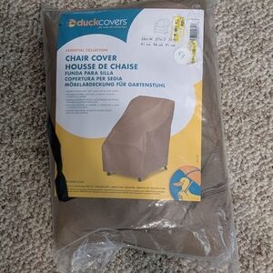 Duck Covers Essential Collection Protective‎ Chair Cover 36x37x36 Brown